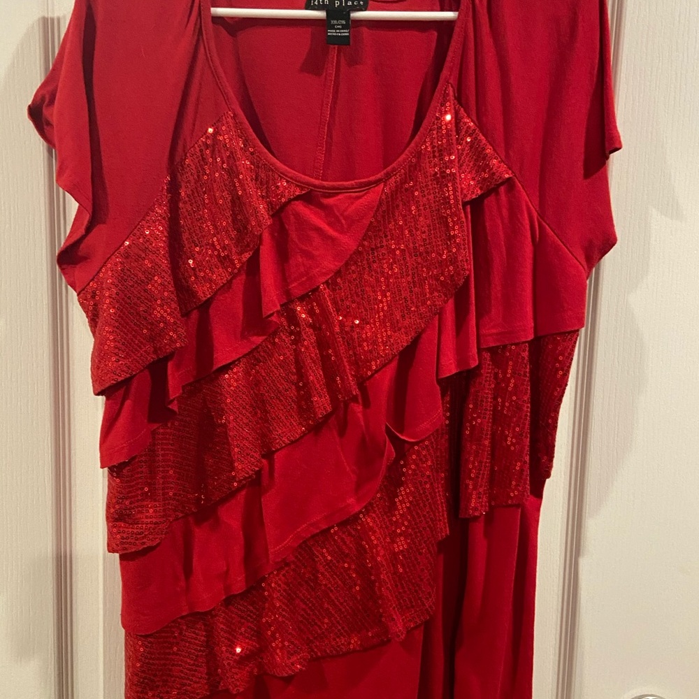 Sparkly Red tshirt.